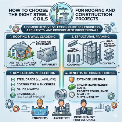 How to Choose the Right Steel Coil for Roofing and Construction Projects
